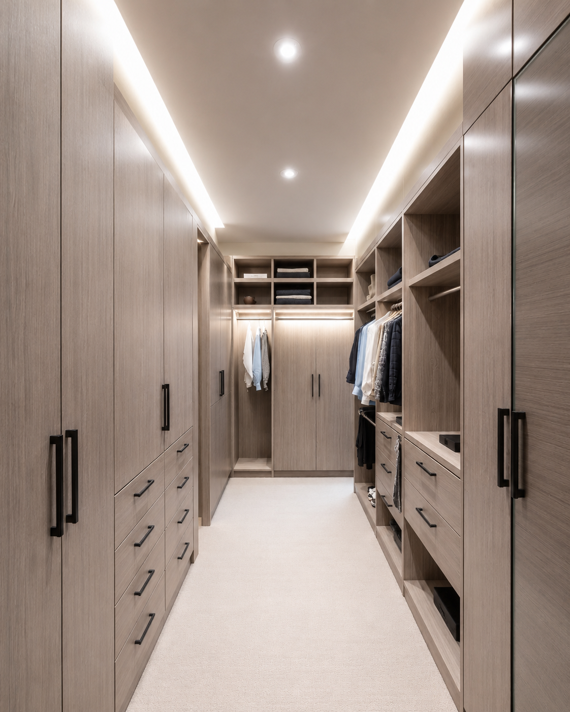 Vestier Suite Principal — Closet a medida